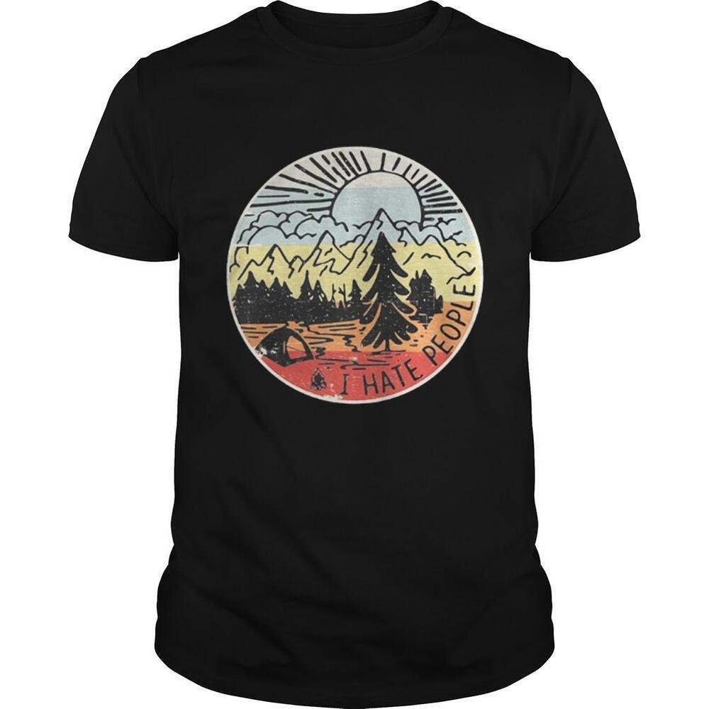 I Hate People I Like Camping Shirt